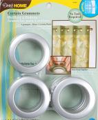 GROMMET 44363 Brushed Silver Curtain Dritz Home