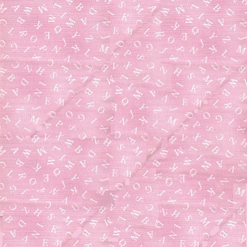 SOLITAIRE SOFTS 3204 P Pink Alphabet Maywood
