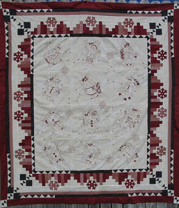 ME 303 MONTHS OF SNOW Snowmen Machine Embroidery Jana Davidson Turnberry Lane
