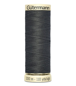 GUTERMANN THREAD 100 125 Charcoal Grey 50 wt Sew All Polyester Thread