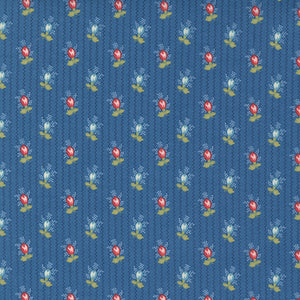 NEWPORT 14931 15 Medium Blue Floral Minick & Simpson MODA