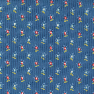NEWPORT 14931 15 Medium Blue Floral Minick & Simpson MODA