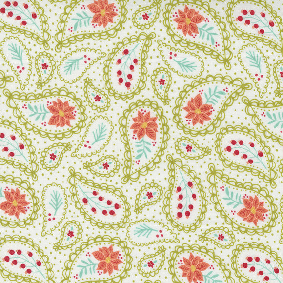 JOYFUL JOYFUL 20804 11 Creme Paisley Stacy Iest Hsu Moda