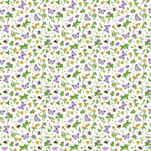 HONEY & CLOVER 27034 10 White Clover Deborah Edwards Northcott