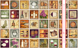 CORK & BARREL 31175 X Multi Wine Patches Morris Creative Grp Quilting Treasures