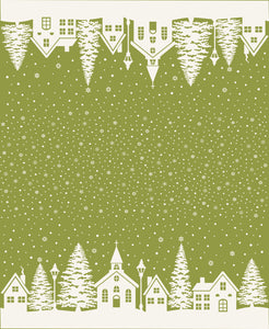 BUON NATALE 35407 16 Pine Border Print Fig Tree Moda