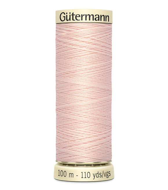 GUTERMANN THREAD 100 371 Salmon Buff 50 wt Sew All Polyester Thread