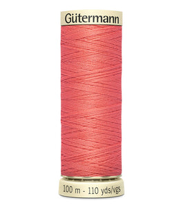 GUTERMANN THREAD 100 375 Light Coral 50 wt Sew All Polyester Thread