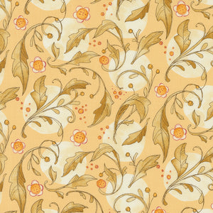 FOREST FROLIC 48741 13 Butterscotch Floral Robin Pickens