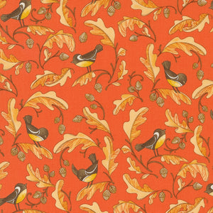 FOREST FROLIC 48742 18 Orchard Orange Leaves Robin Pickens