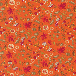 FOREST FROLIC 48744 19 Orchard Orange Floral Robin Pickens