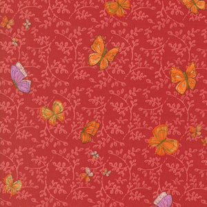 SUPERBLOOM 48784 23 Geranium Butterfly Trellis Robin Pickins MODA