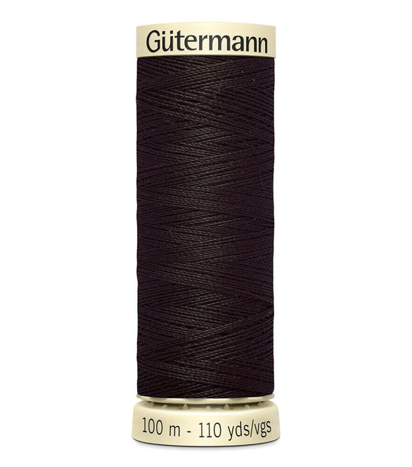 GUTERMANN THREAD 100 596 Brown 50 wt Sew All Polyester Thread