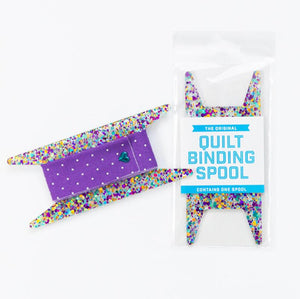 QUILT BINDING SPOOL SSC 304 Glitter Pink Teal Stitch Supply