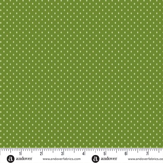 strawberry seed fabric STRAWBERRY HONEY A 1159 G Green Berry Seed Andover – Sew Inspired Quilts of Nauvoo
