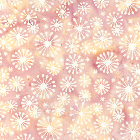 DANDELION WISHES BATIK 83042 21 Seeds Puffs Blush Pink Banyan Batik