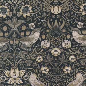 EBONY SUITE 8382 16 Ebony Strawberry Thief William Morris Barbara Brackman Moda