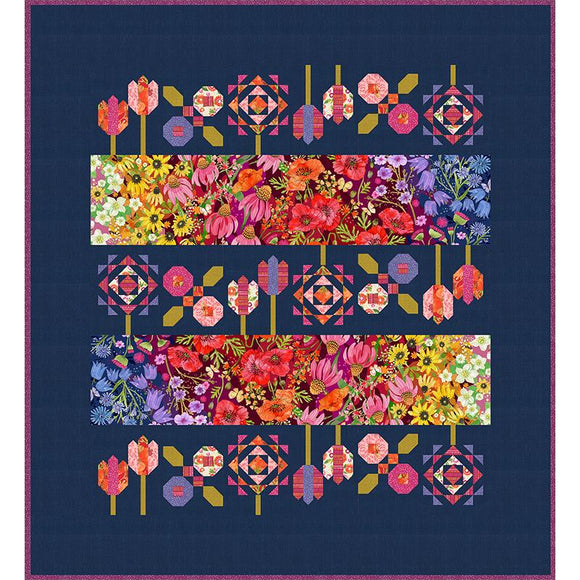 SUPERBLOOM 48780 Gathering Wildflowers Kit Robin Pickins MODA