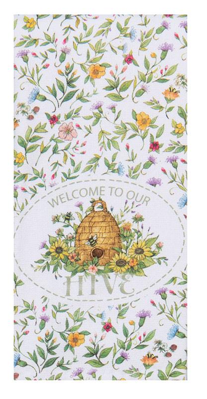 BF HIVE R8429 Terry Towels Bouquet & Bee Hive Kay Dee Designs