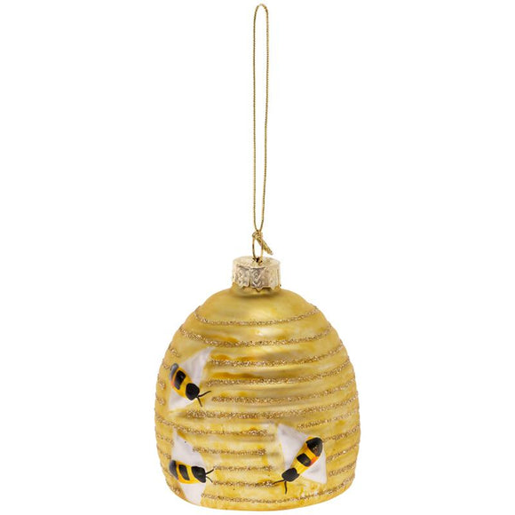 HONEY HIVE ORNAMENT YCT 22757 Honey Gold Christmas Ornament Boston International