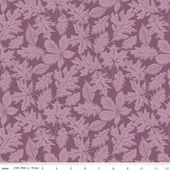 MAPLE 12471 Purple Maple Leaves Gabrielle Neil Design Riley Blake Designs