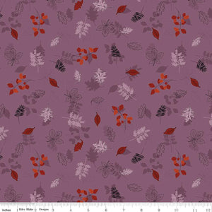MAPLE 12474 Purple Leaves Gabrielle Neil Design Riley Blake Designs