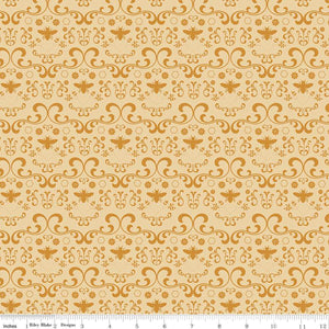 DAISY FIELDS c12483 Lt Honey Damask Beverly McCullough Riley Blake