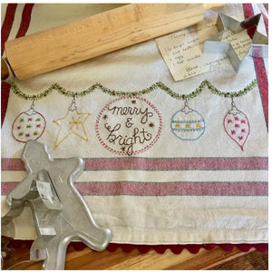 BAREROOTS EMBROIDERY 262K Kit Merry and Bright