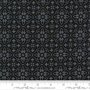 MIDNIGHT MAGIC 2 24101 19 Tonal Black Damask April Rosenthal Moda