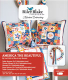 AMERICA THE BEAUTIFUL ME 018 24R2 Machine Embroidery Lori Holt Riley Blake