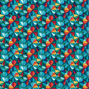 NATIVITY 28224 68 Teal Multi Circles Alison McGarrigle Northcott