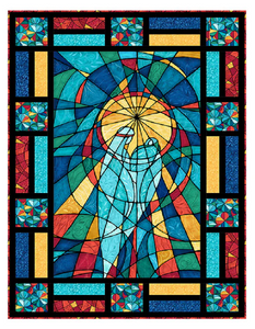 NATIVITY WINDOW PTN 3508 Pattern Pine Tree Country Quilts
