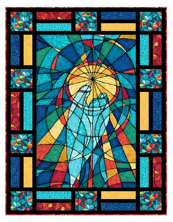 NATIVITY WINDOW PTN 3508 Pattern Pine Tree Country Quilts