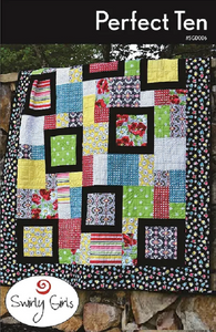 SGD 006 PERFECT TEN Pattern Quilt Swirly Girls Design