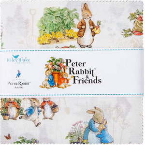 PETER RABBIT AND FRIENDS 5 15860 42 5 inch Stacker Beatrix Potter Riley Blake
