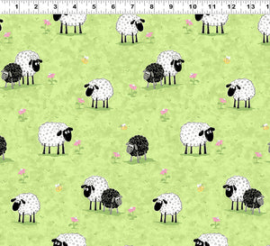 LAL THE LAMB 20049 830 Meadow Green Sheep Susybee Clothworks