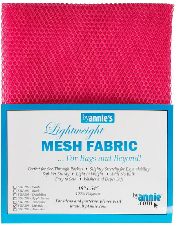 MESH FABRIC SUP209 Lipstick Lightweight By Annie