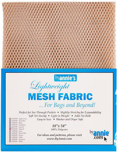MESH FABRIC SUP209 Natural Lightweight By Annie