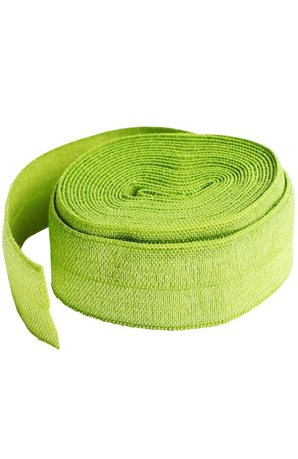 FOLD-OVER ELASTIC SUP211 2 Apple Green 20mm By Annie