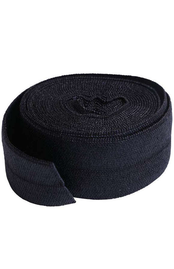 FOLD-OVER ELASTIC SUP211 2 Black 20mm By Annie