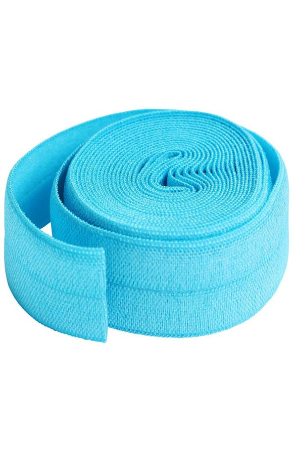 FOLD-OVER ELASTIC SUP211 2 Parrot Blue 20mm By Annie