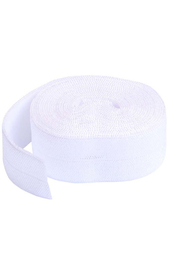 FOLD-OVER ELASTIC SUP211 2 White 20mm By Annie