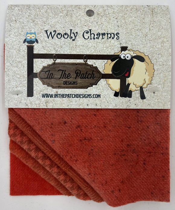 WOOLY CHARMS ITP 4515 Salmon Precuts In The Patch Designs