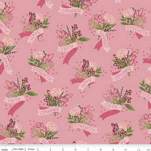 HOPE IN BLOOM c11020 Pink Main Katherine Lenius Riley Blake