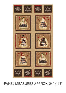 JINGLE ALL THE WAY 12370 70 Natural Panel Beth Albert Benartex