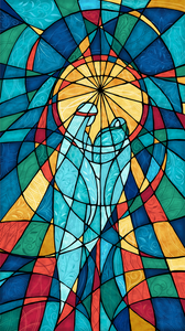NATIVITY 28221 68 Teal Panel Alison McGarrigle Northcott