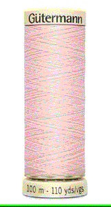 GUTERMANN THREAD 100 305 Petal Pink 50 wt Sew All Polyester Thread