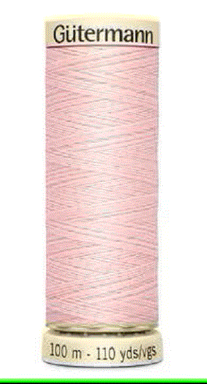 GUTERMANN THREAD 100 305 Petal Pink 50 wt Sew All Polyester Thread