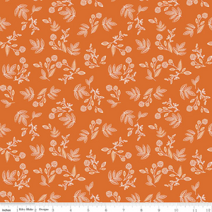 SHADES OF AUTUMN c13474 Orange Sprigs My Mind’s Eye Riley Blake