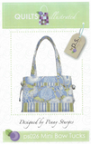 QIPS 026 MINI BOW TUCKS TOTE Penny Sturges Quilts Illustrated